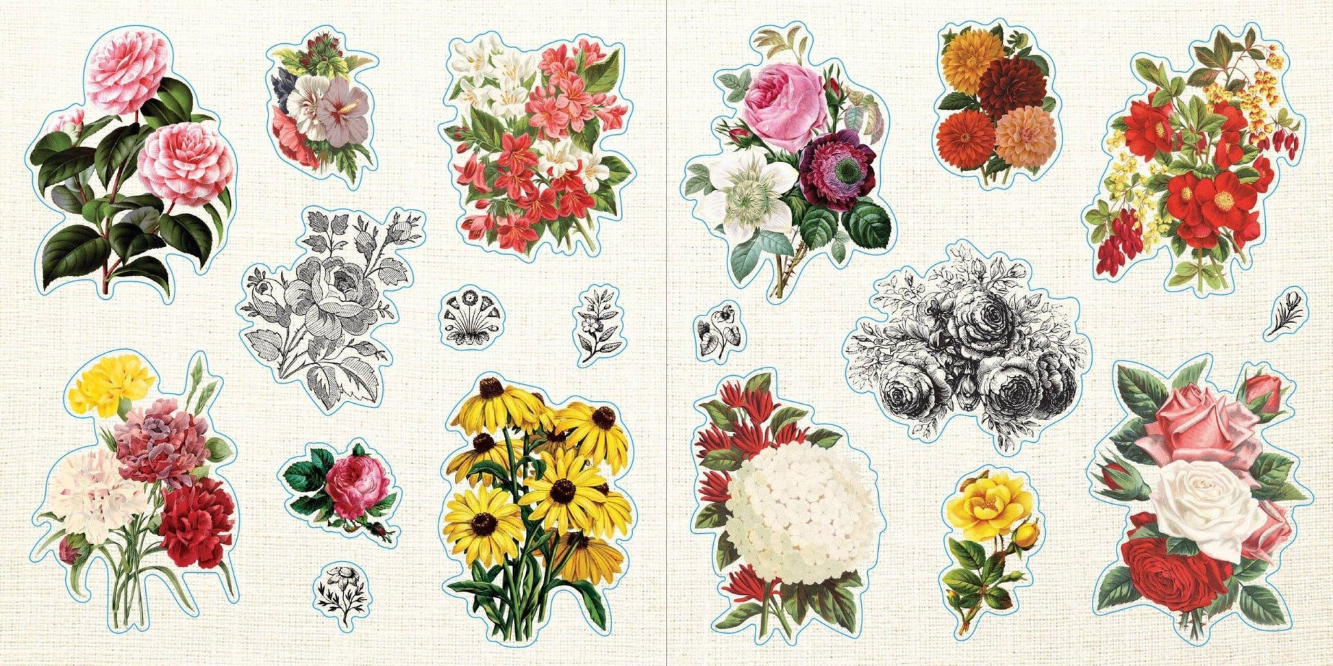 Loads of Ephemera Sticker Book (580 stickers) - The Regal Find