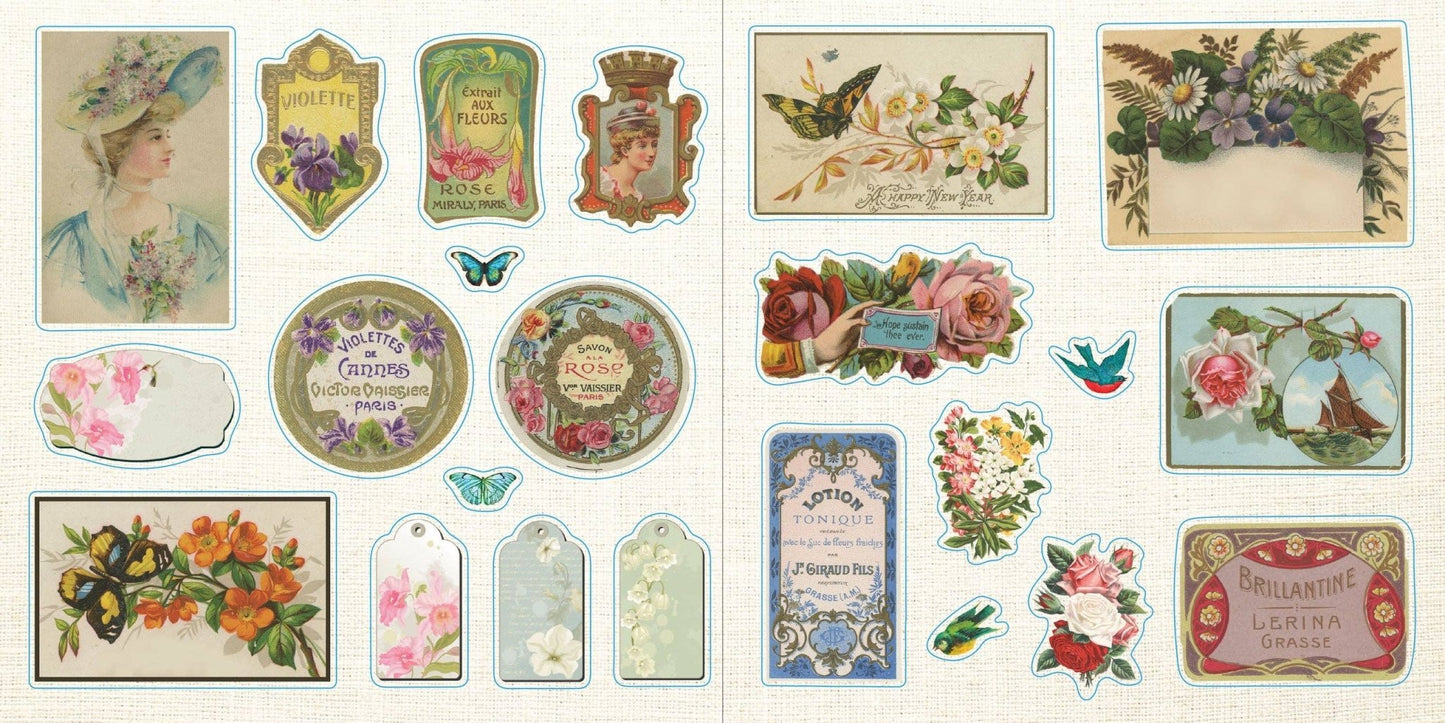 Loads of Ephemera Sticker Book (580 stickers) - The Regal Find
