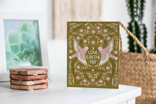 Love is in the Air Wedding Card - The Regal Find