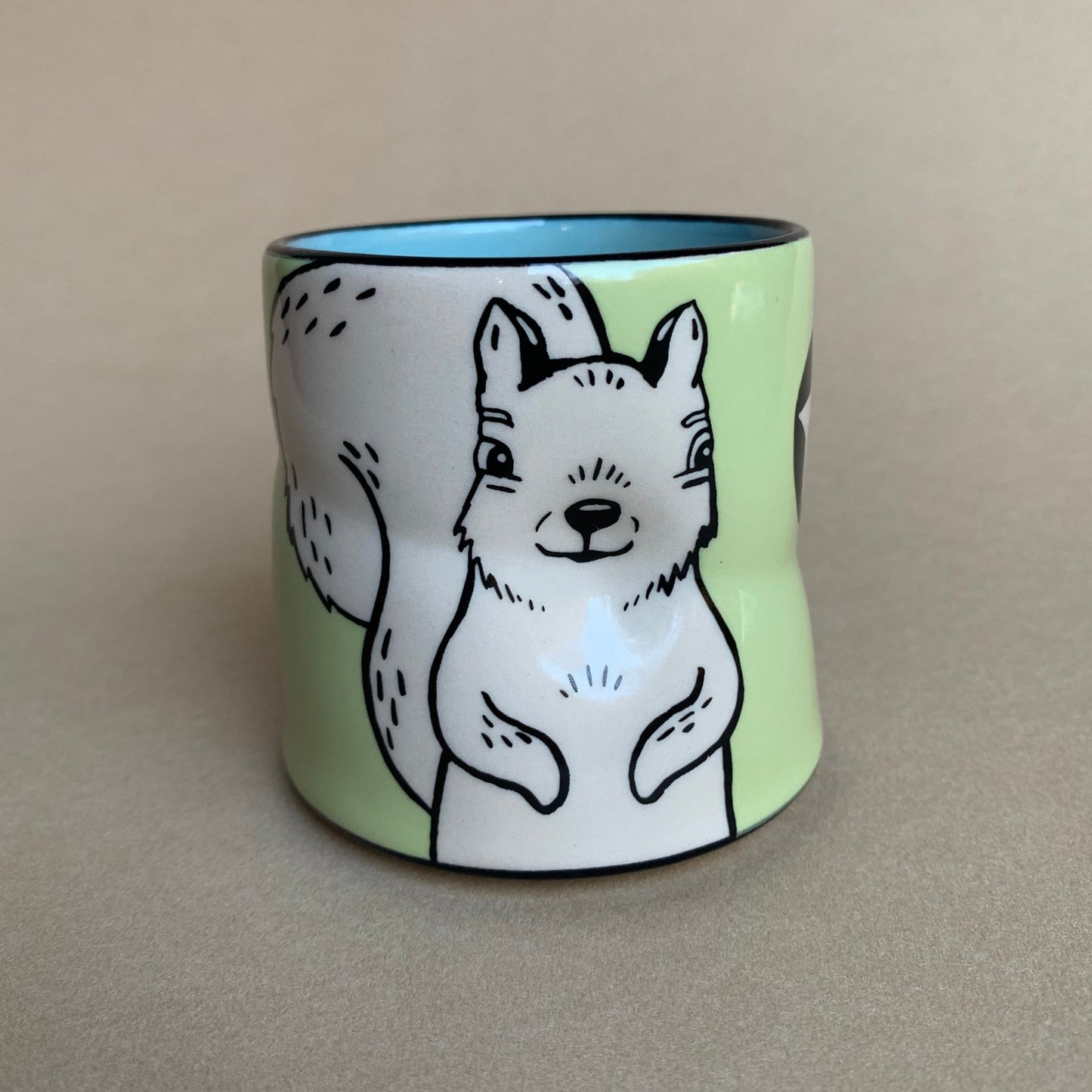 Lucky Squirrel Cup - Medium: Sage - The Regal Find