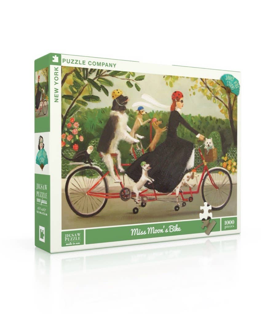Miss Moon's Bike - 1000 Piece Jigsaw Puzzle - The Regal Find