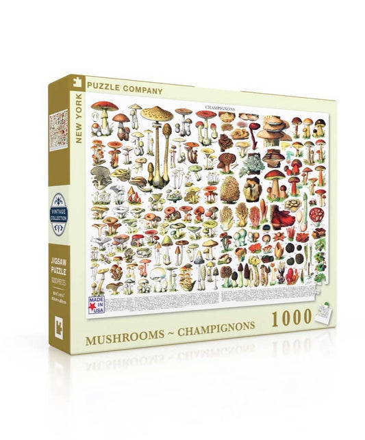 Mushrooms ~ Champignons - 1000 Piece Jigsaw Puzzle - The Regal Find