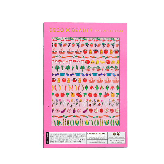 Nail Art Stickers - Farmer's Market - The Regal Find