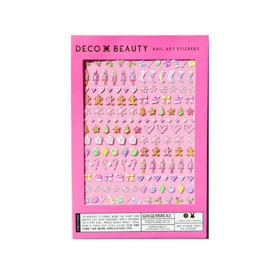 Nail Art Stickers - Gingerbread (Holiday) - The Regal Find