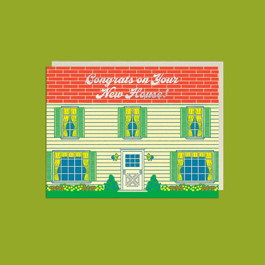 New House Brick House Card - The Regal Find