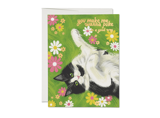 Nice Kitty love greeting card - The Regal Find