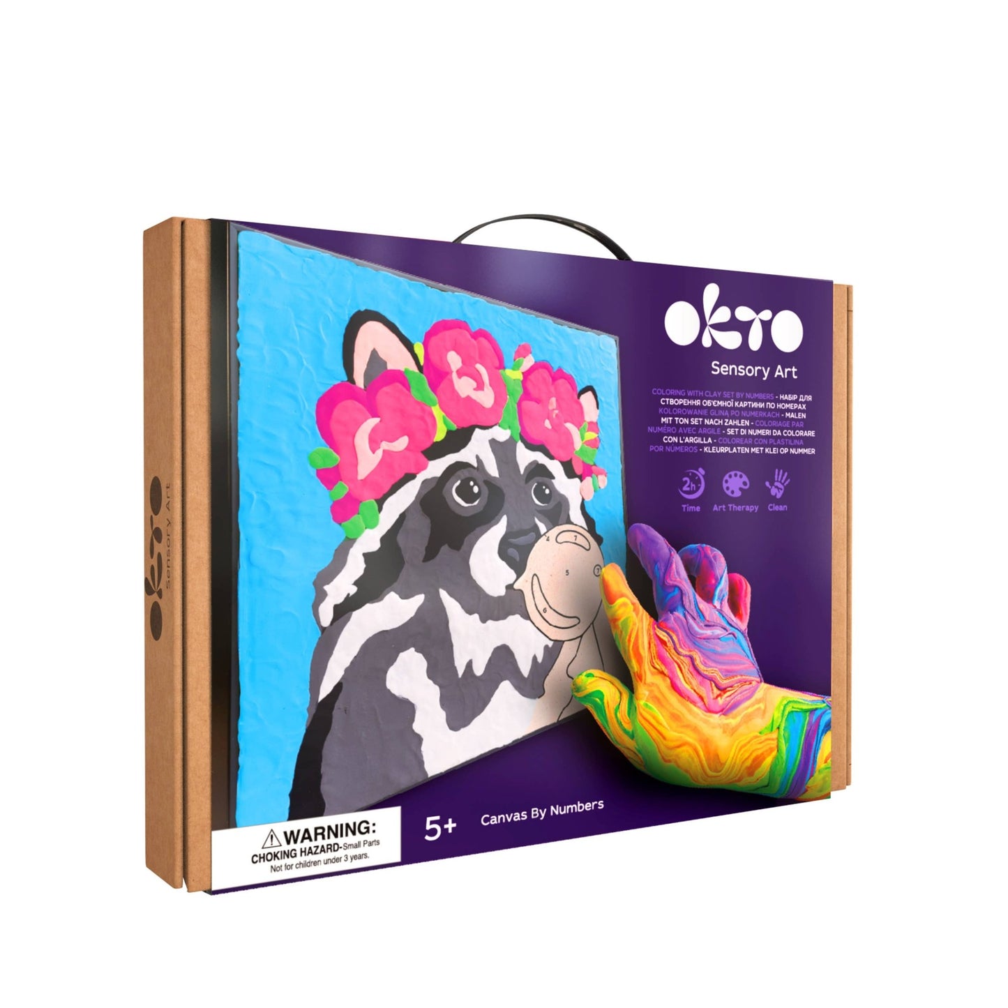 OKTO Clay by Numbers Kits: Panda - The Regal Find
