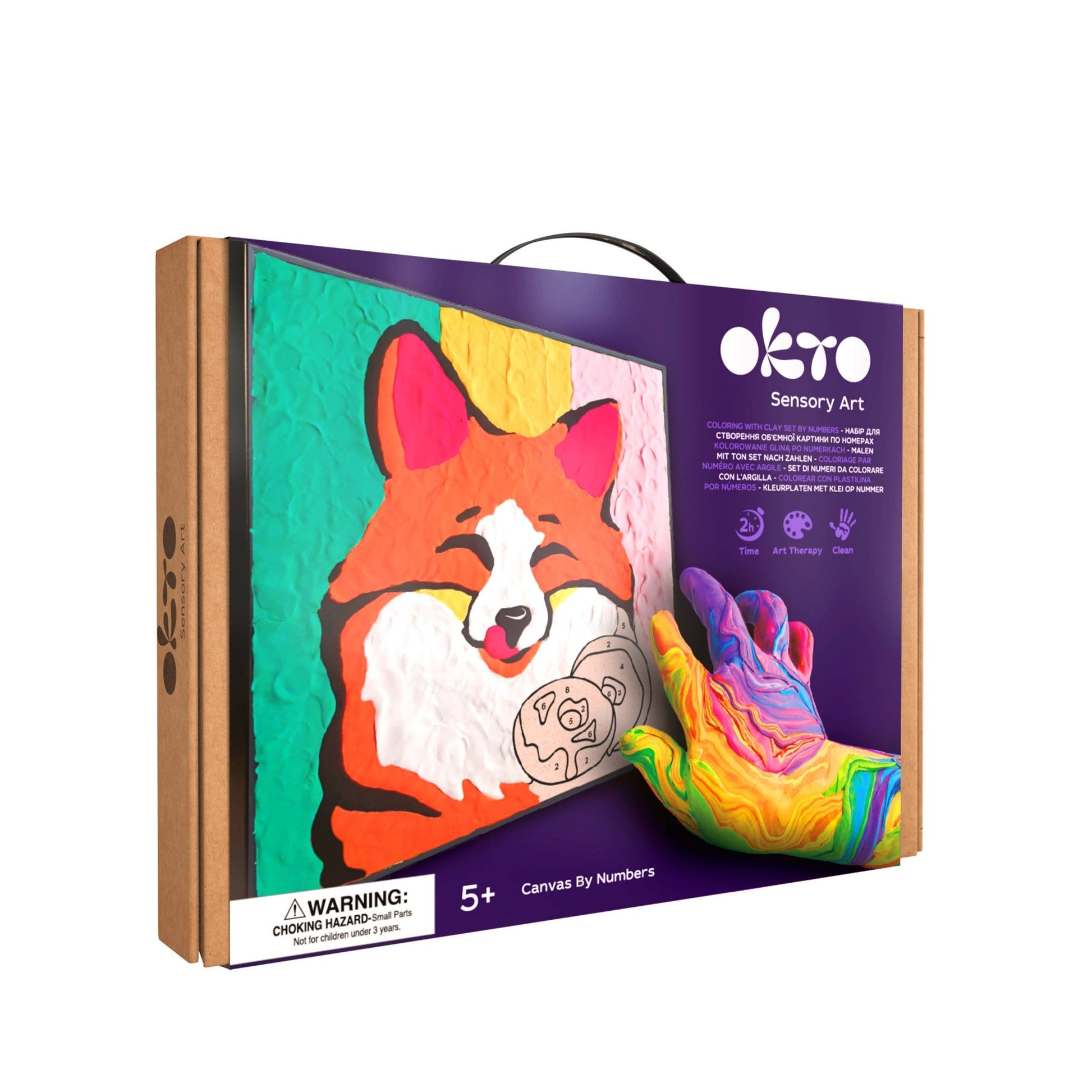 OKTO Clay by Numbers Kits: Panda - The Regal Find