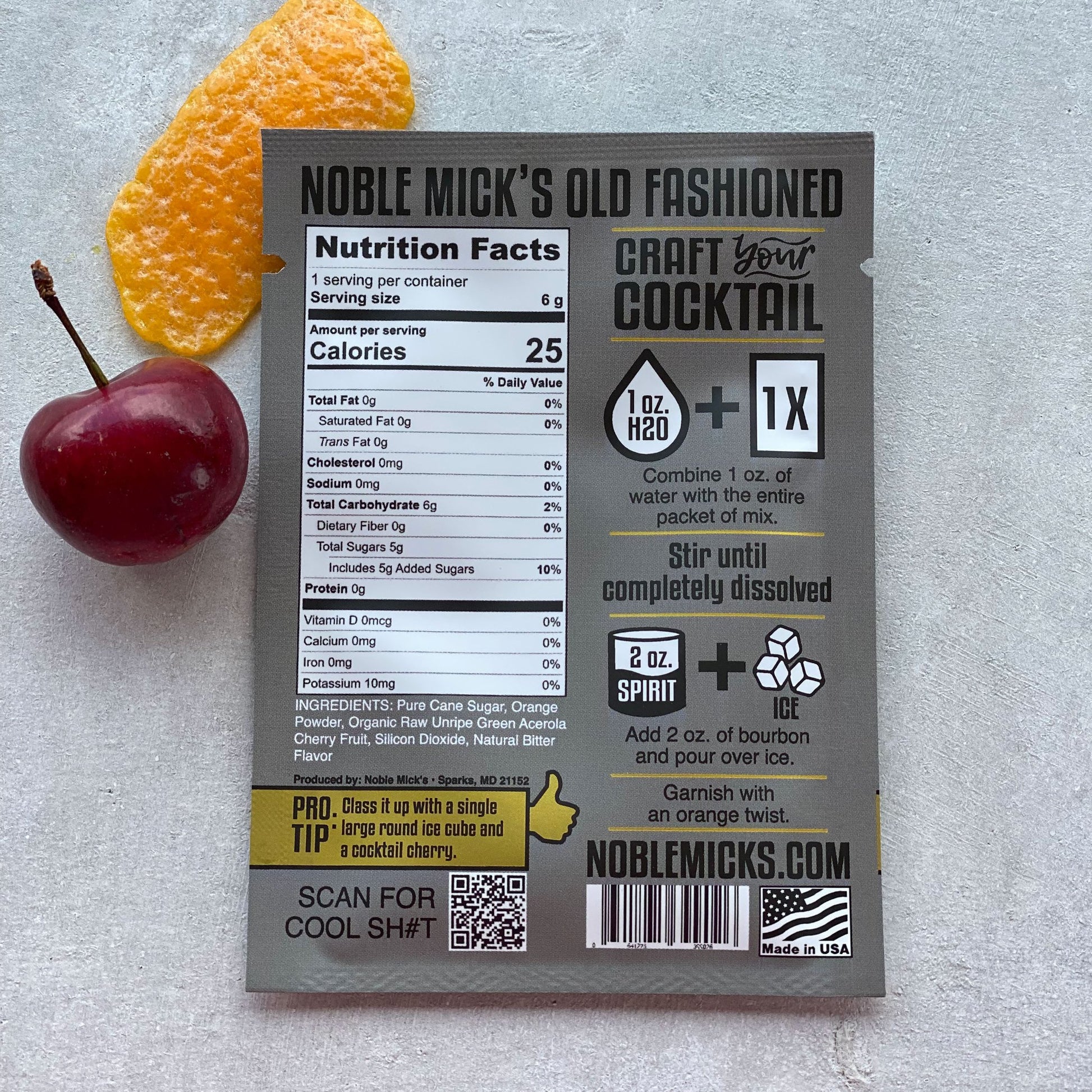 Old Fashioned Single Serve Craft Cocktail - The Regal Find
