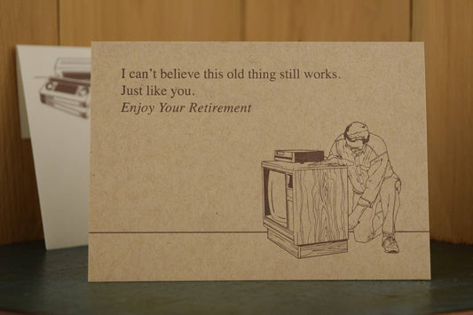 Old Thing Retirement Card - The Regal Find