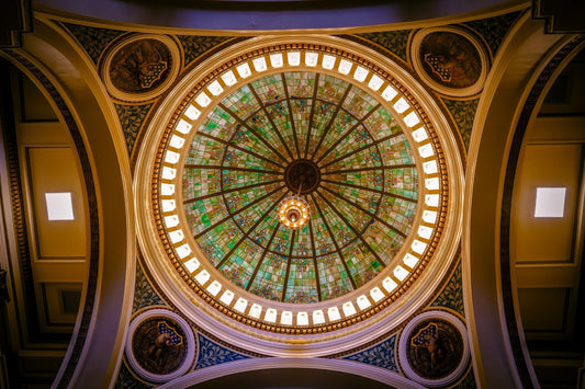 Oneida County Tiffany Glass Dome - The Regal Find