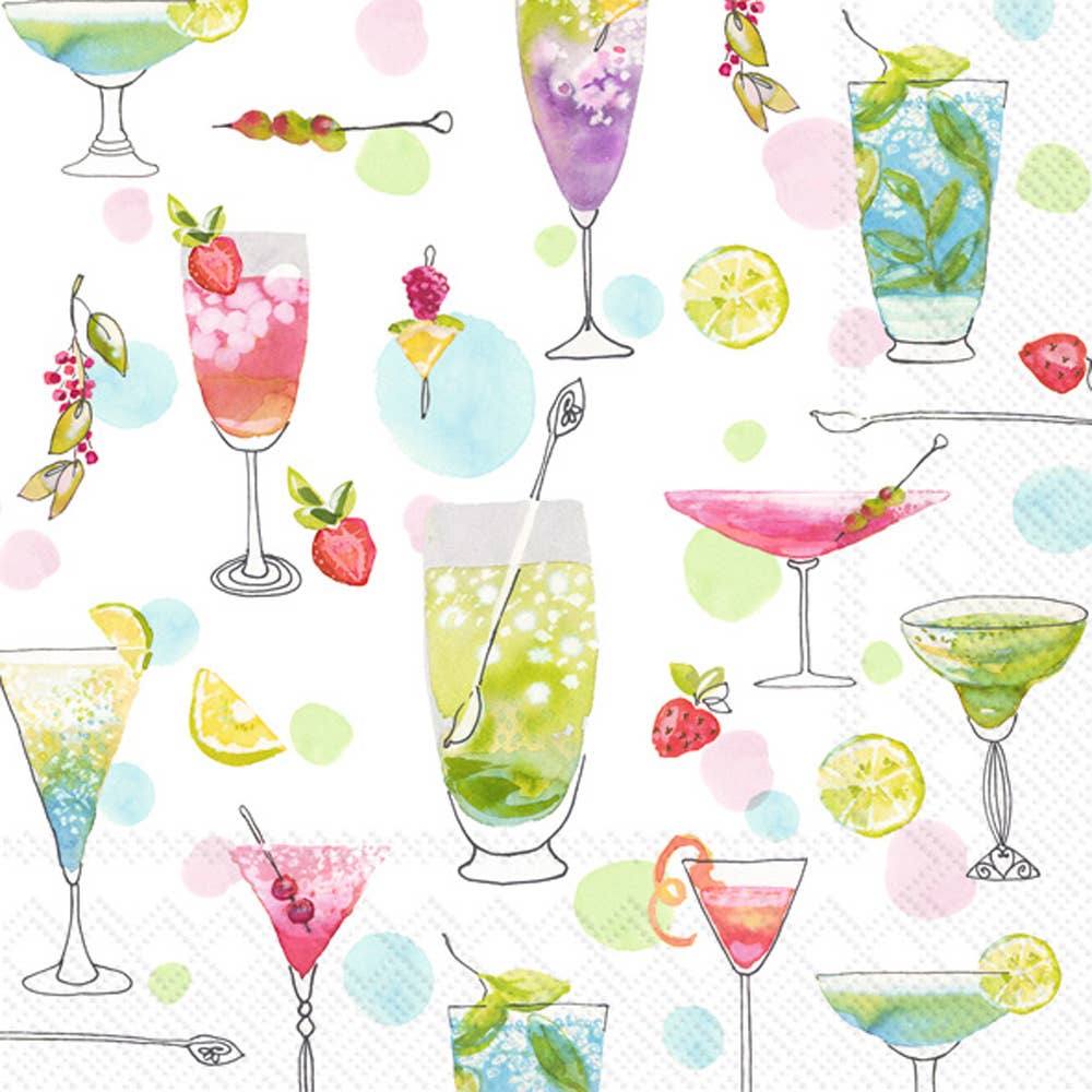 Paper Cocktail Napkins Pack of 20 Cocktails For Her - The Regal Find