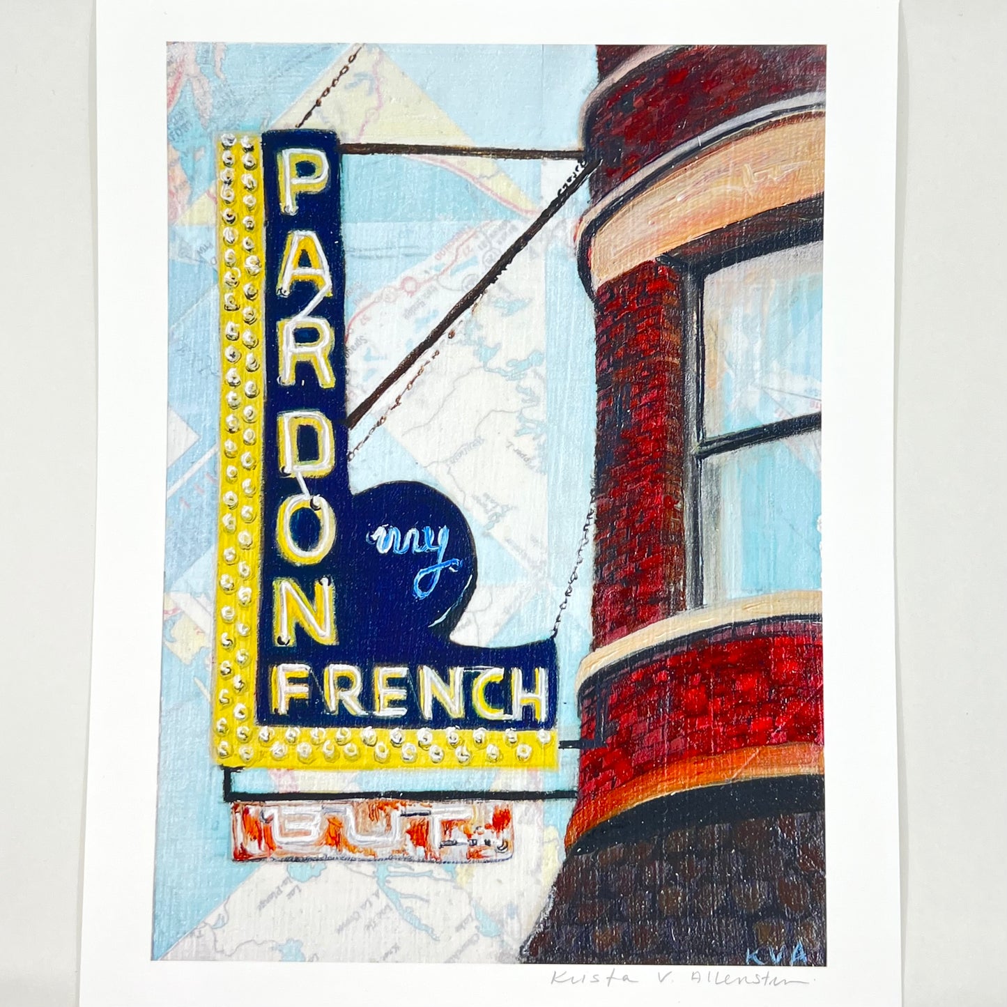 Pardon my French Print