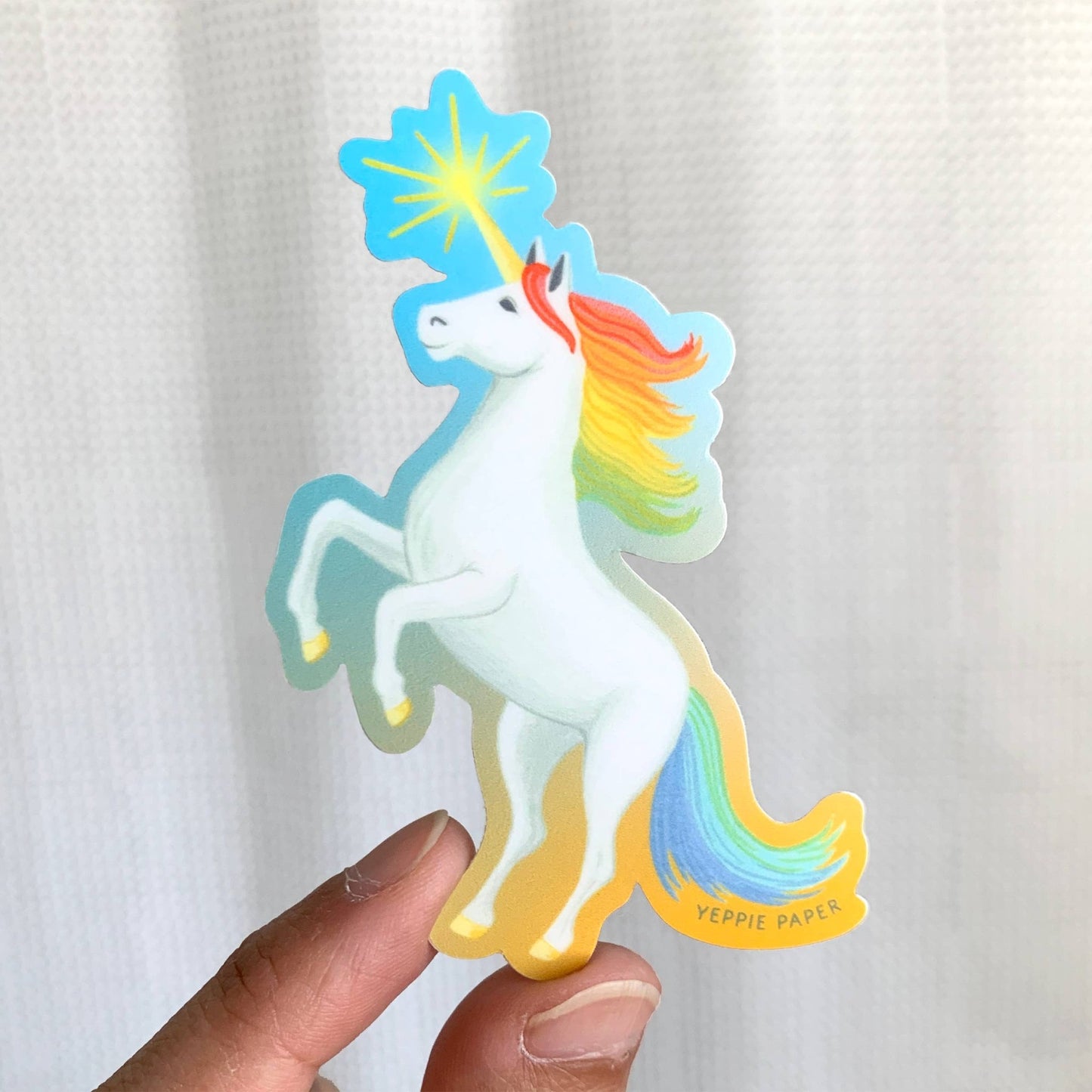 Rainbow Magical Mythical Unicorn Sticker - The Regal Find