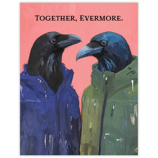 Raven Love Card - The Regal Find