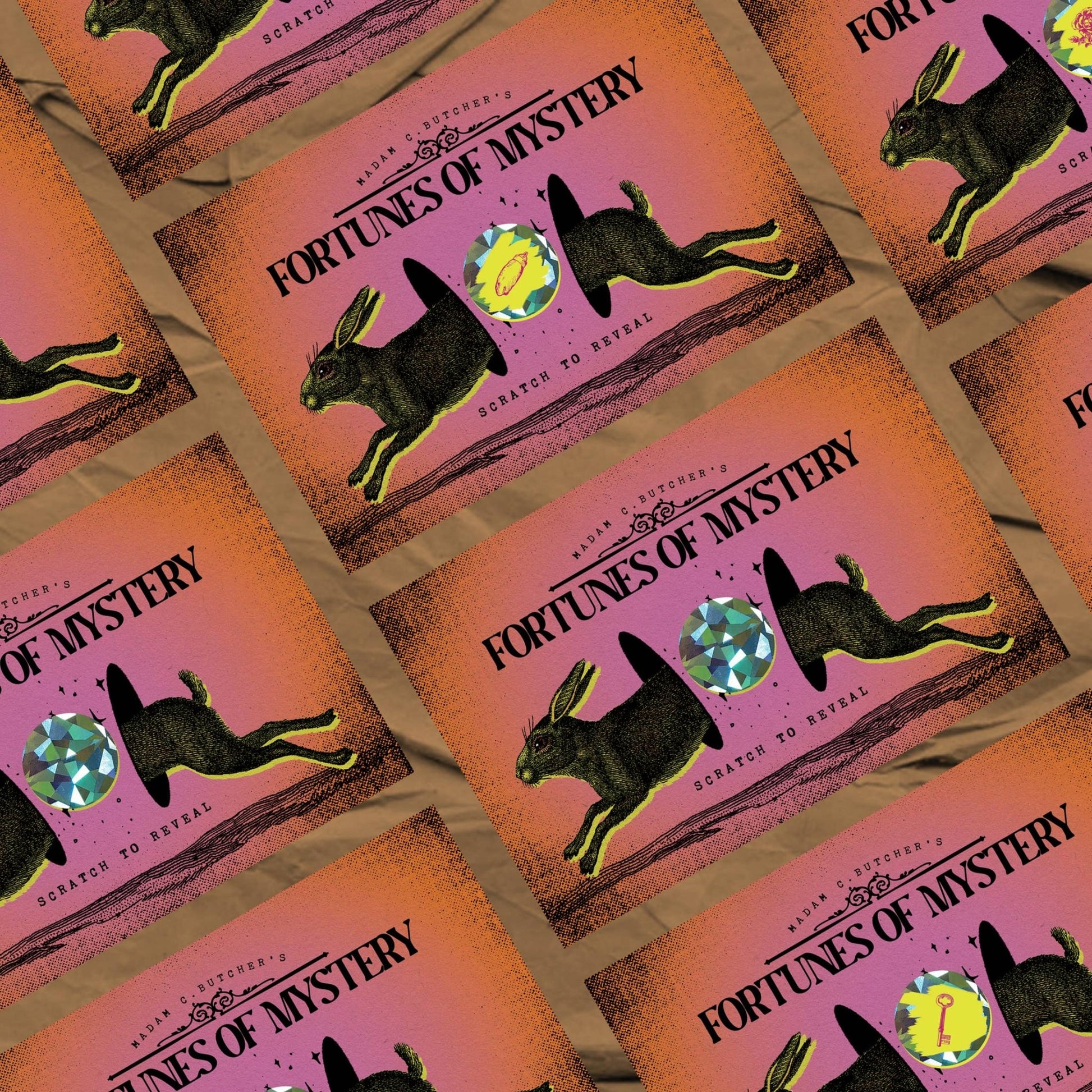 RESTOCKED! Lucky Rabbit Scratch Off Mystery Fortune Card - The Regal Find