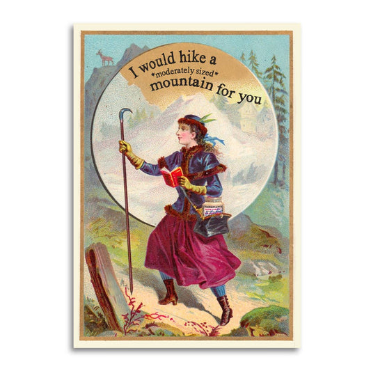 Sarcastic Relationship Hiking Mountain Card - The Regal Find