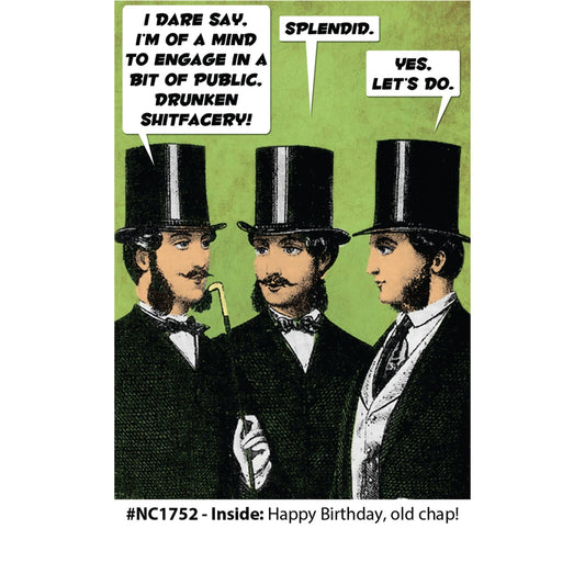 "Shitfacery" - Birthday Card - The Regal Find