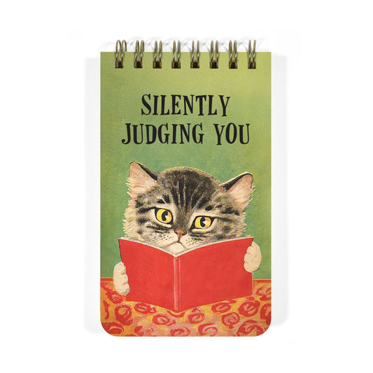 Silently Judging You - Funny 3x5 Spiral Memo Notepad - The Regal Find