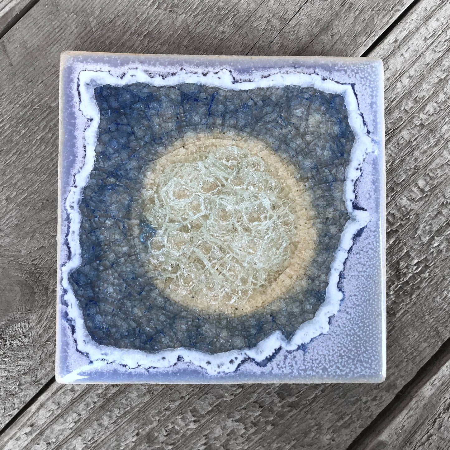 Square Coaster - Periwinkle - Individual Coaster - The Regal Find