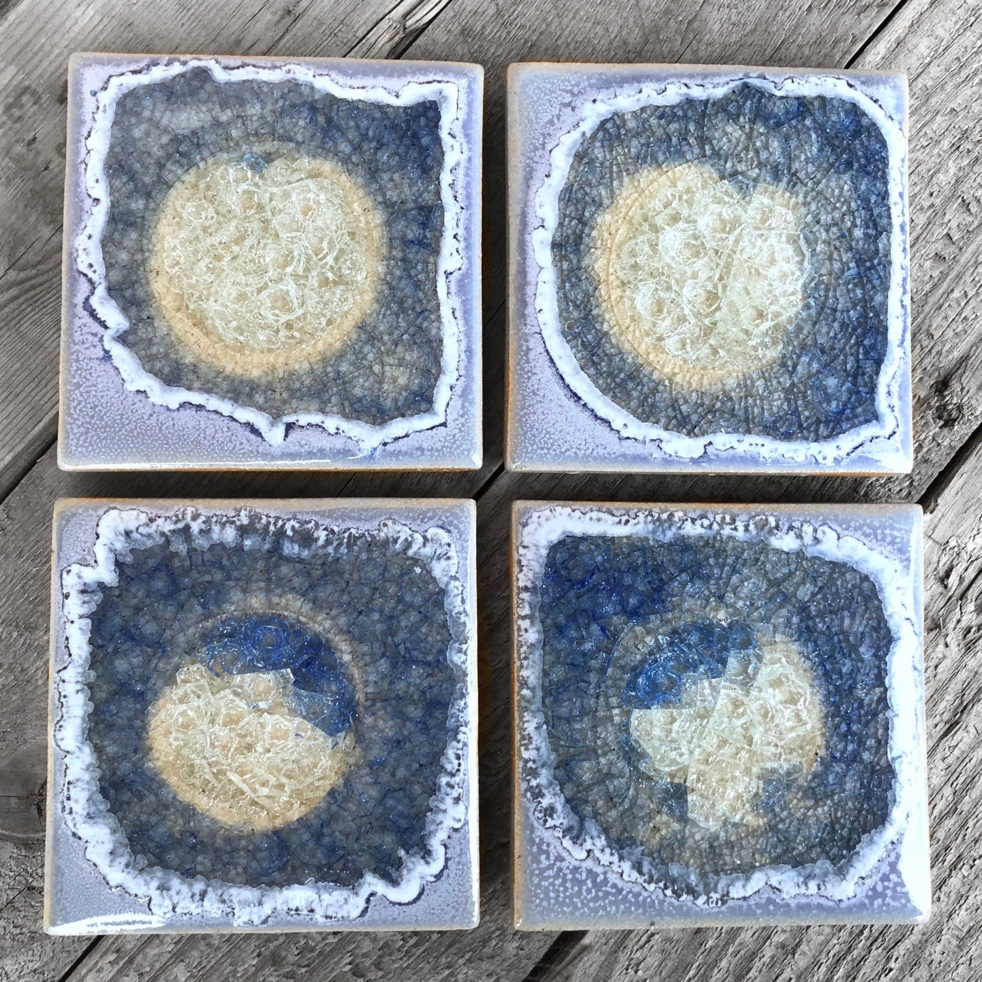 Square Coaster - Periwinkle - Individual Coaster - The Regal Find
