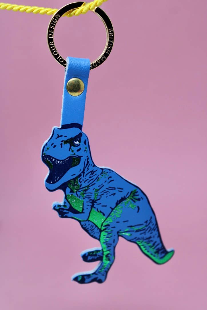T-Rex Key Fobs: Turquoise - The Regal Find