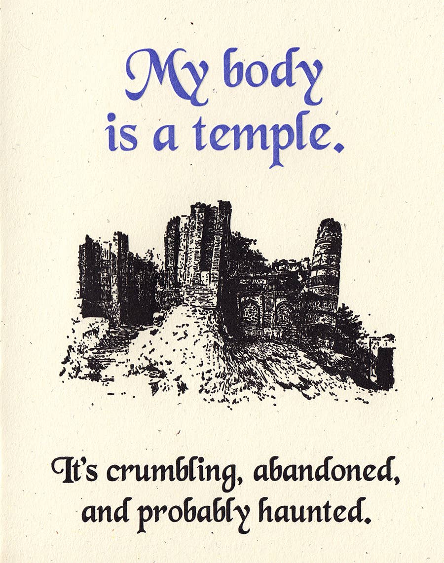 Temple Greeting Card - The Regal Find