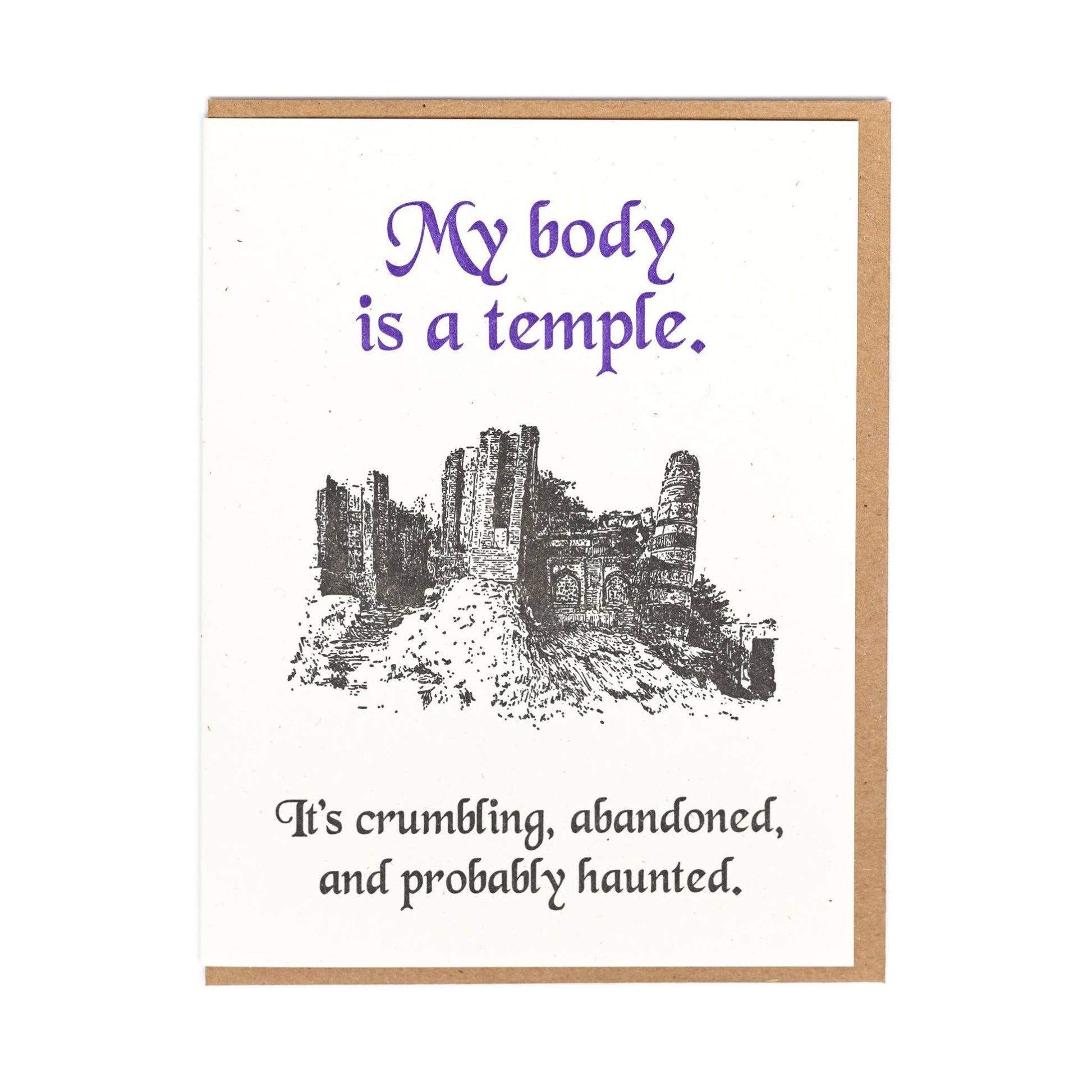 Temple Greeting Card - The Regal Find