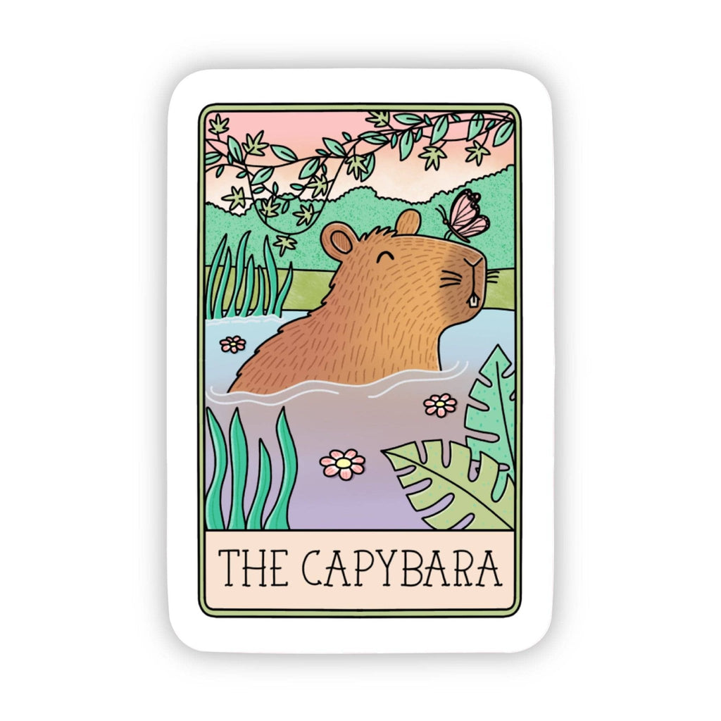 "The Capybara" Tarot Card Sticker - The Regal Find