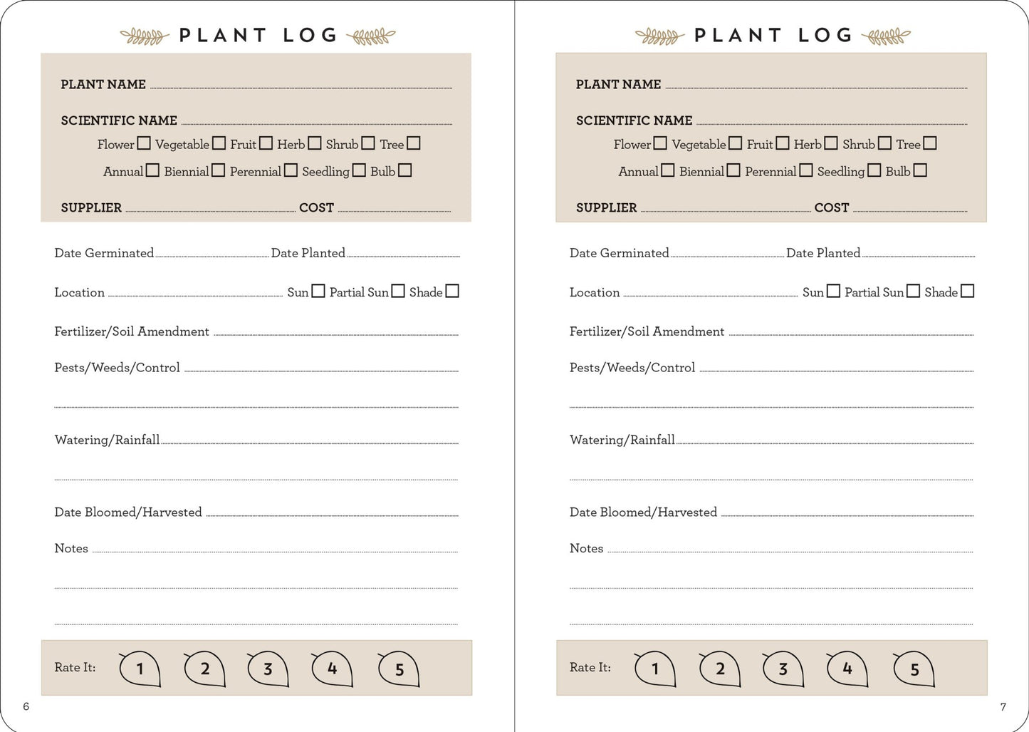 The Gardener's Logbook - The Regal Find