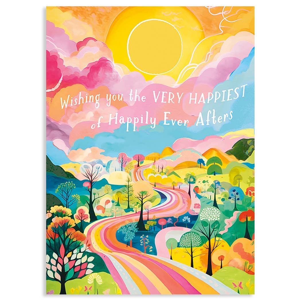 THE HAPPIEST WEDDING GREETING CARD 4.5 x 6.25" - The Regal Find