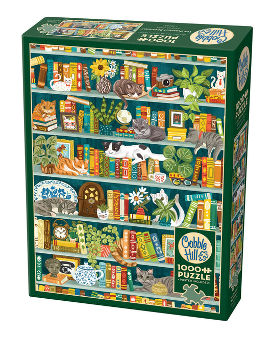 The Purrfect Bookshelf - 1000 Piece Puzzle - The Regal Find