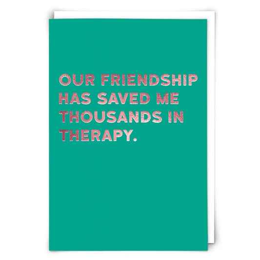 Therapy Greeting Card - The Regal Find