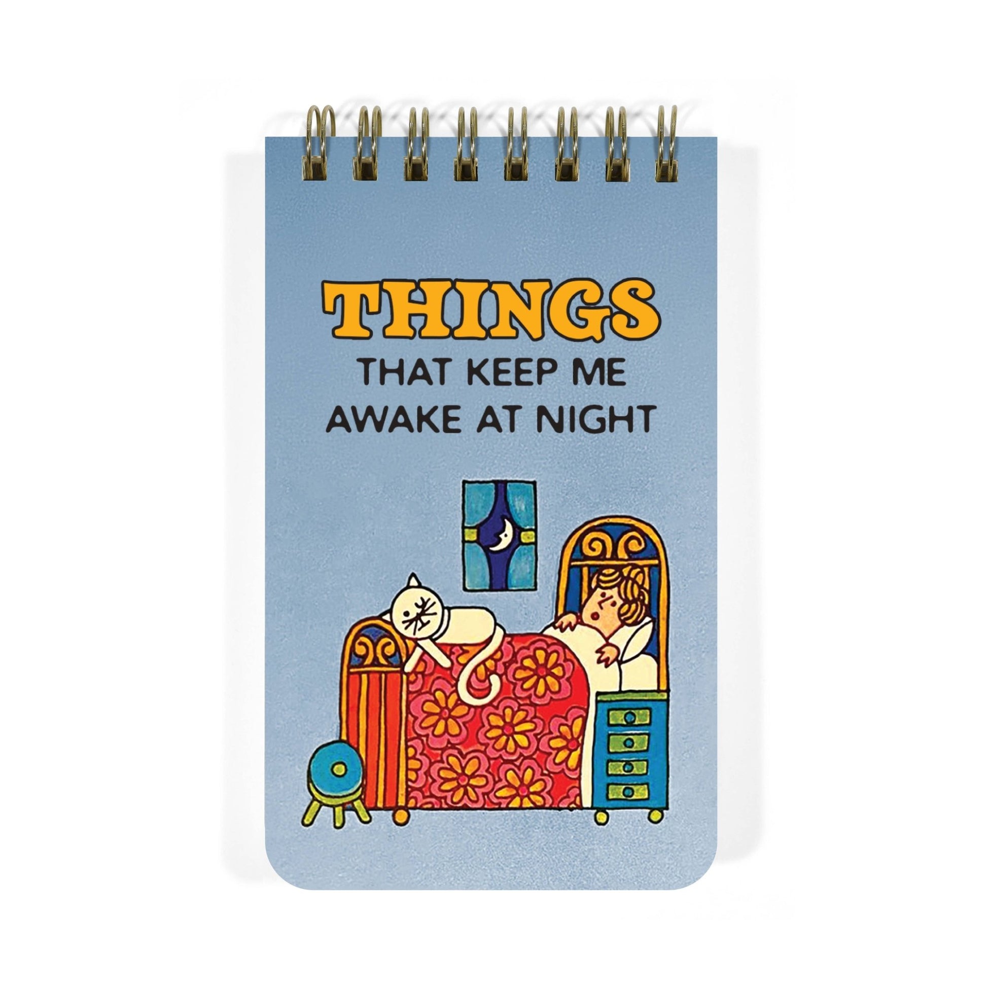Things That Keep Me Awake at Night - Funny 3x5 Memo Notepad - The Regal Find