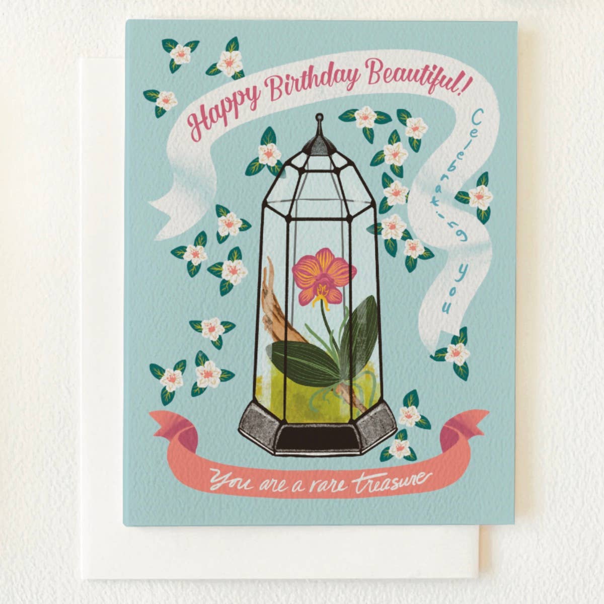 Treasured Orchid Birthday Greeting Card - The Regal Find