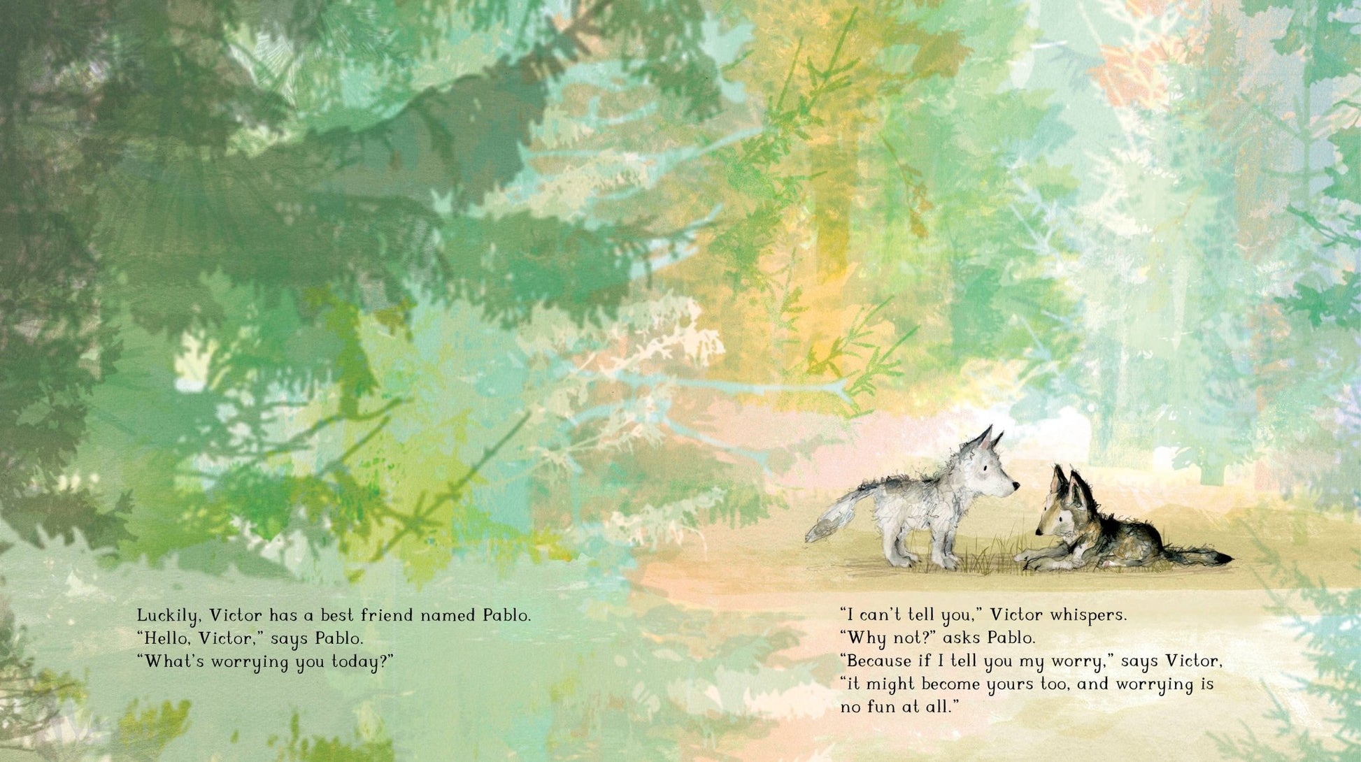Victor, the Wolf with Worries by Catherine Rayner - The Regal Find