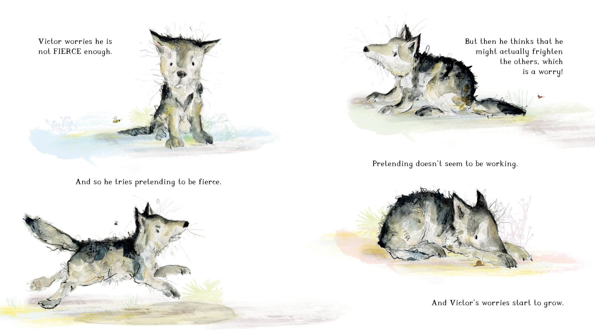 Victor, the Wolf with Worries by Catherine Rayner - The Regal Find