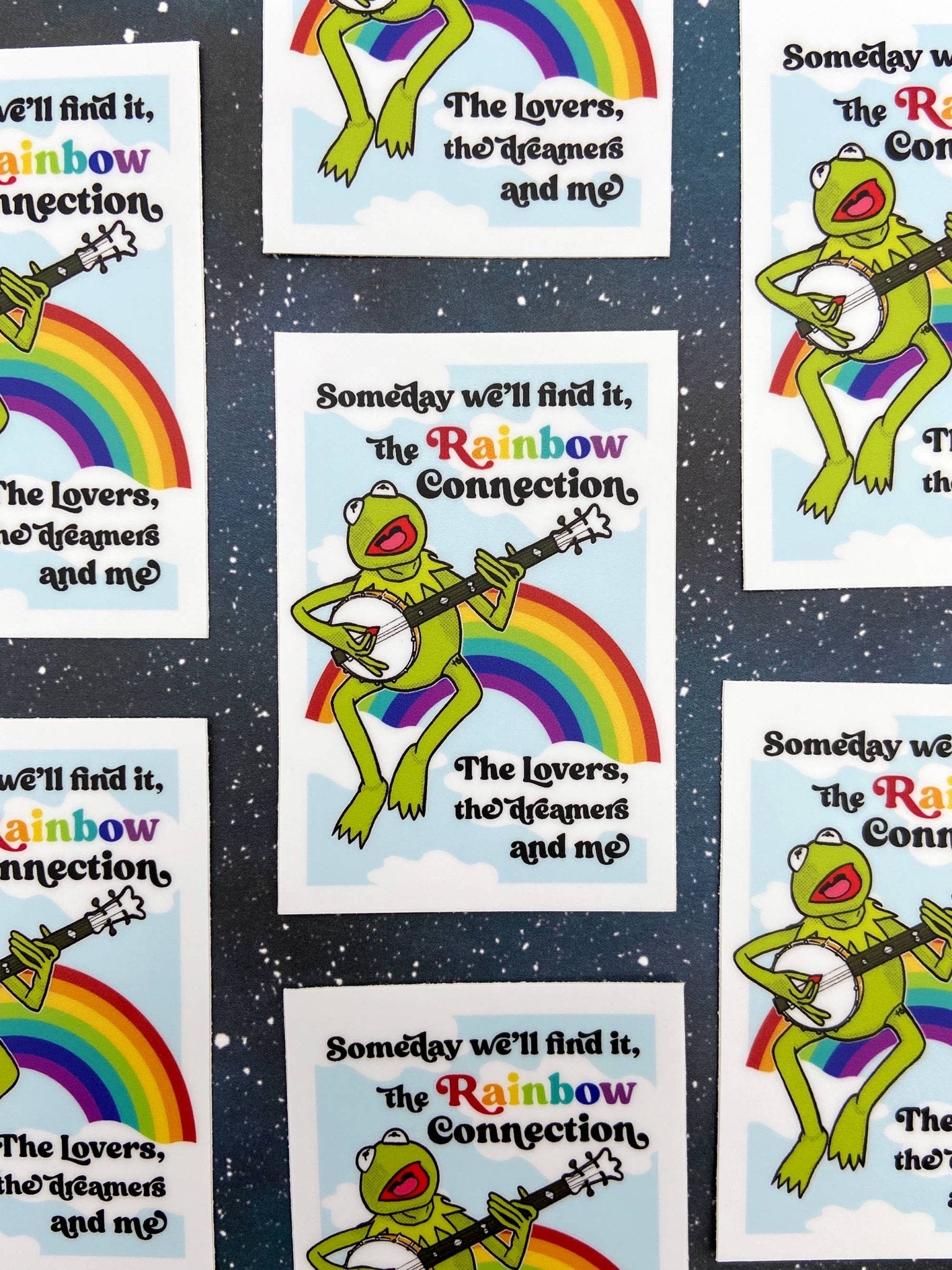 Vinyl Decal - Kermit the Frog - The Rainbow Connection - The Regal Find