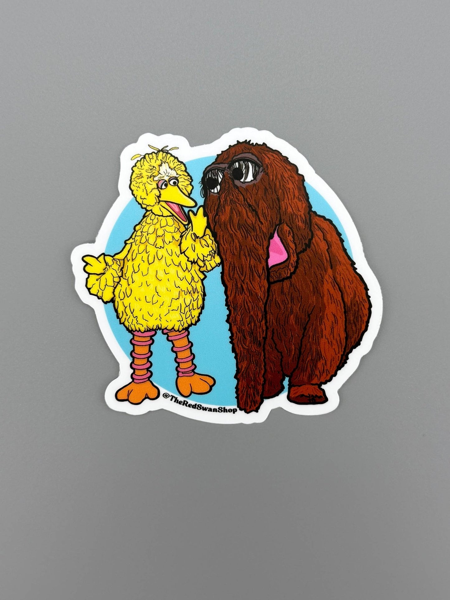Vinyl Decal - Ride or Die - Big Bird & Snuffy - The Regal Find