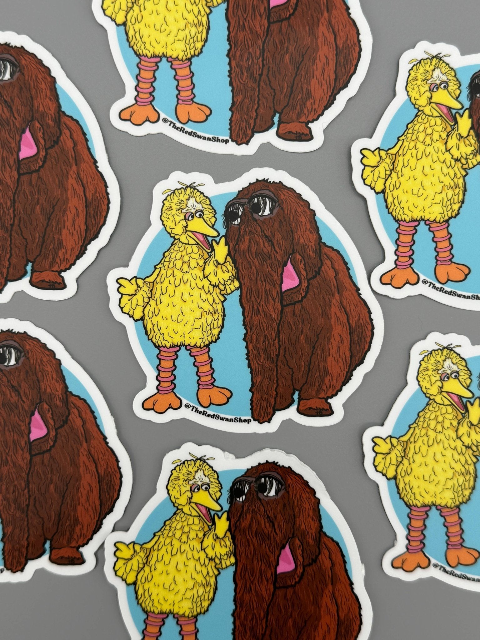 Vinyl Decal - Ride or Die - Big Bird & Snuffy - The Regal Find