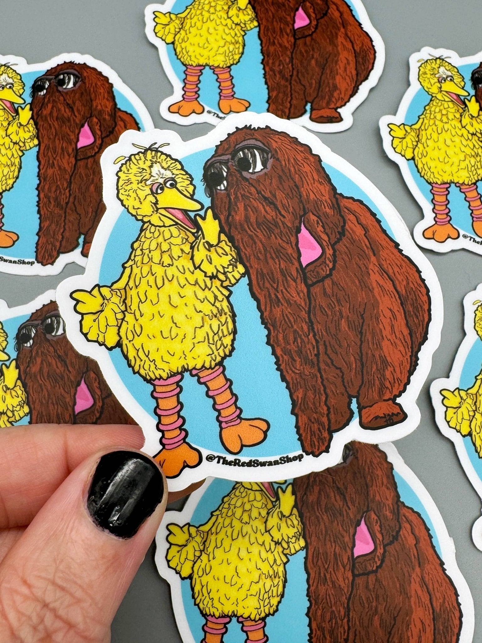 Vinyl Decal - Ride or Die - Big Bird & Snuffy - The Regal Find