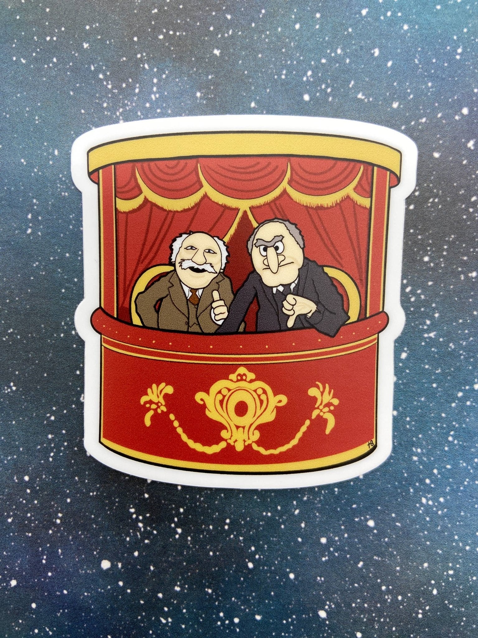 Vinyl Decal - Statler and Waldorf - The Muppets - The Regal Find