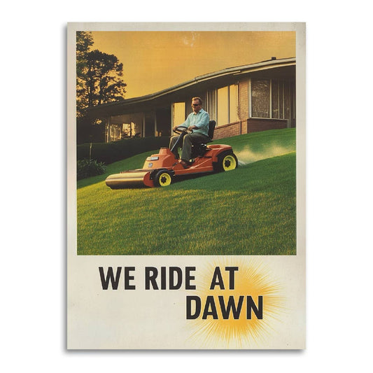 We Ride At Dawn - Funny Vintage Father's Day Card - The Regal Find