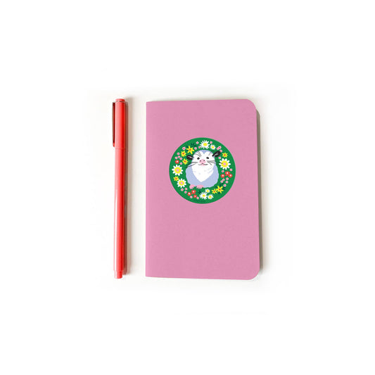 Wildflower Opossum Vinyl Sticker - The Regal Find