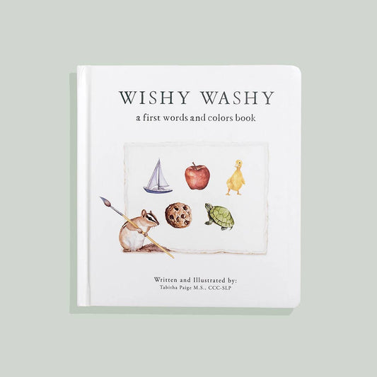 Wishy Washy: A Board Book of First Words and Colors - The Regal Find