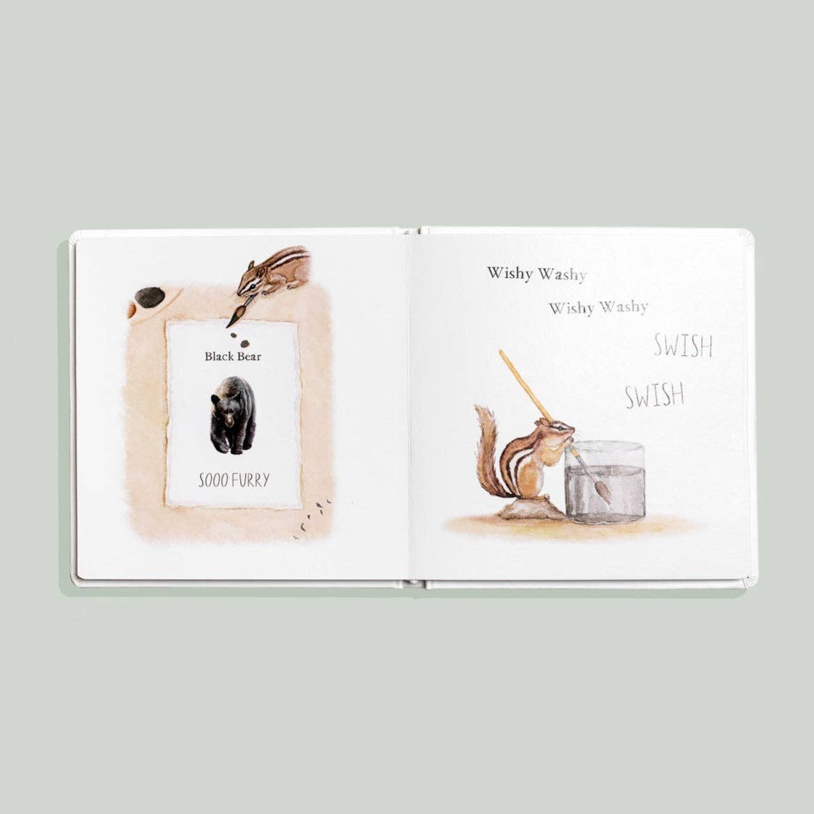 Wishy Washy: A Board Book of First Words and Colors - The Regal Find