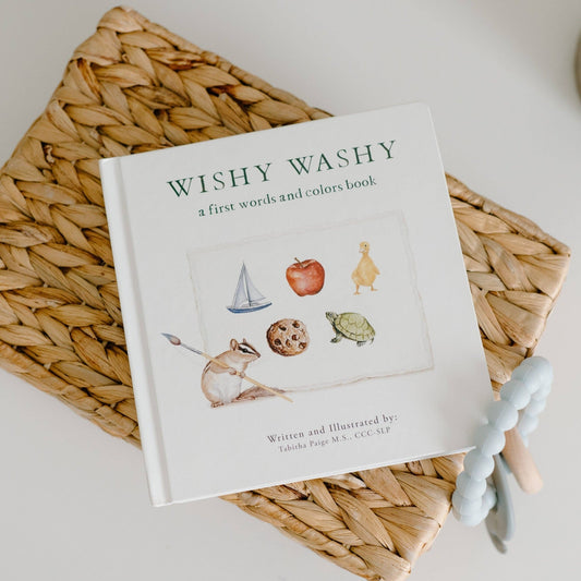 Wishy Washy: A Board Book of First Words and Colors - The Regal Find