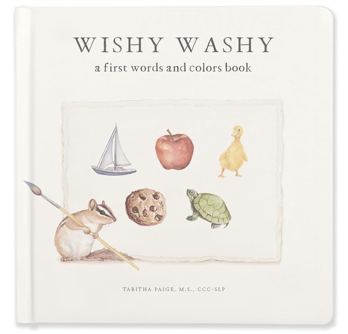 Wishy Washy: A Board Book of First Words and Colors for Growing Minds - The Regal Find