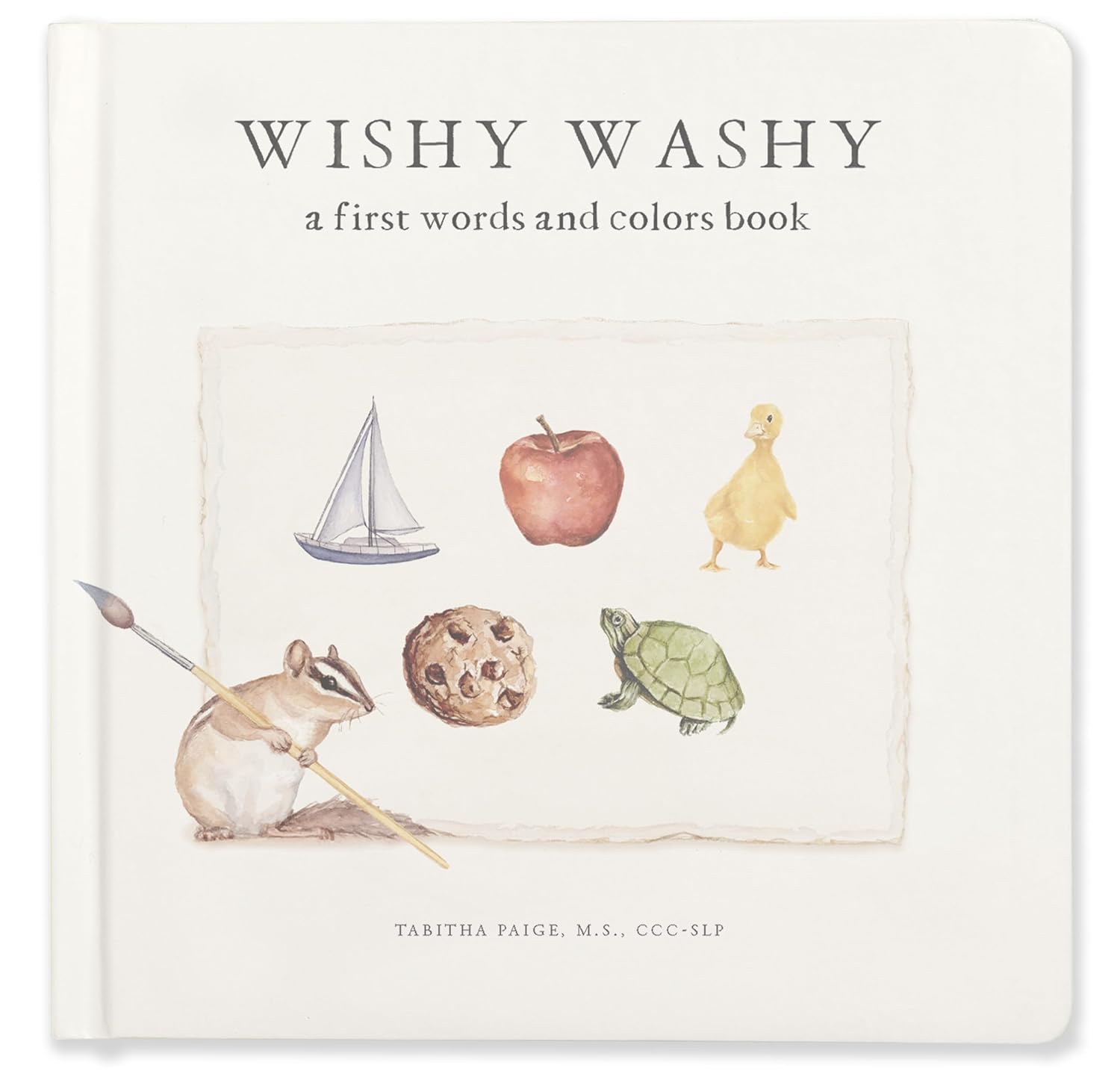 Wishy Washy: A Board Book of First Words and Colors for Growing Minds - The Regal Find