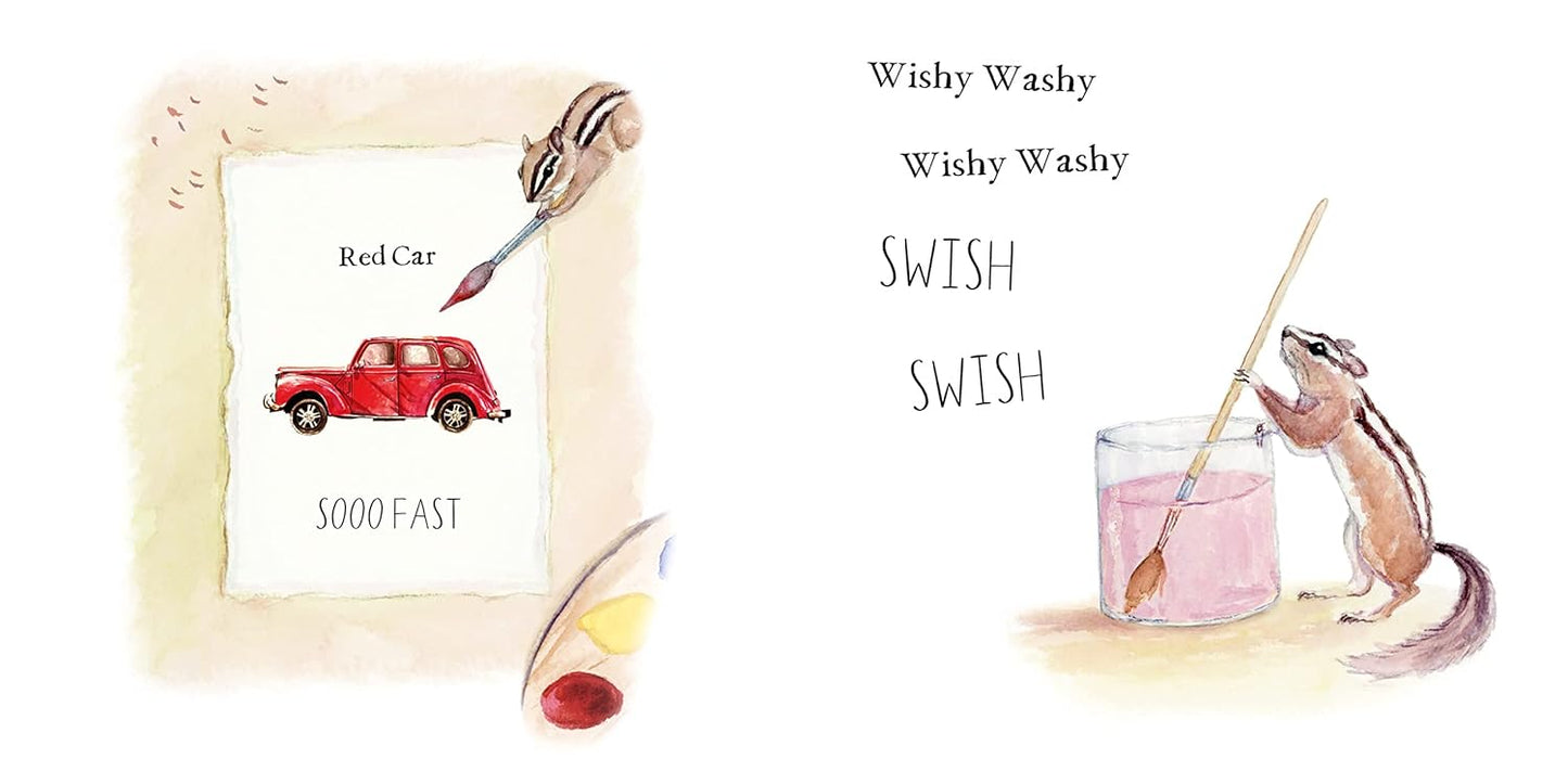 Wishy Washy: A Board Book of First Words and Colors for Growing Minds - The Regal Find